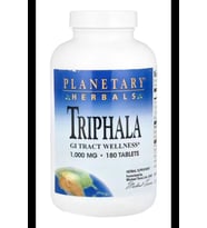 Planetary Herbals Triphala GI Tract Wellness 1000mg, 180 Tablet.Usa Menşei.OZELSPORCUGIDALARIN'DAN 3943 (Renksiz)