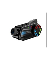 Bt68 Motosiklet Kask Bluetooth Kulaklık 1080p Kamera Ses Kontrolü Video Kayıt Özellikli İntercom