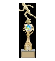 ODAK KUPA - Figürlü Kupalar - Atletizm Kadın Figürlü Kupalar FG-033 C - 38 cm