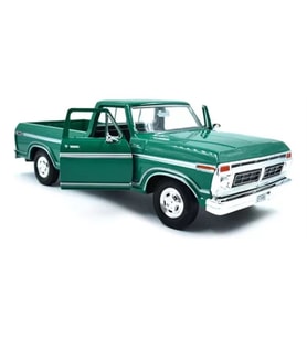 Motormax 1977 Ford F-150 Custom Pickup Yeşil 1/24 Model Araba Yeşil