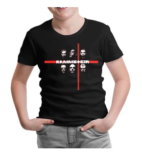 Rammstein Siyah Çocuk Tshirt