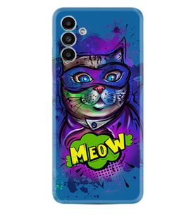 Samsung A23 A31 A32 A50 A51 A52 A53 A70 Kılıf Desenli Silikon Super Meow 1715