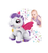 Eğitici Müzikli Işıklı Hareketli Unicorn Emekleme Arkadaşım - Bebek Yürüyüş ve Emekleme Oyuncağı