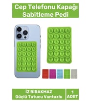 Özel Üretim Sağlam Yapışkan Güçlü Tutucu Vantuzlu Silikon Malzeme Cep Telefonu Kapağı Sabitleme Pedi