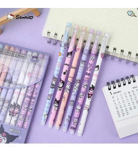 Kawai Sanrio Kuromi  0.5  Jel Kalem  Mavi Mürekkep