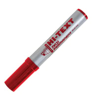 HI-TEXT 840 MAXI PERMANENT MARKER KESİK UÇ KIRMIZI