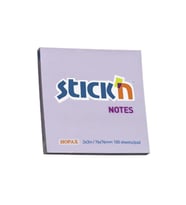Hopax Stıckn Yapışkanlı Not Kağıdı 100 Yaprak 76 x 76 Mm Pastel Lila