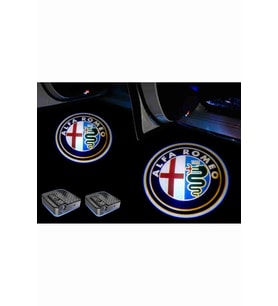 Alfa Rome Araçları Için Kapı Altı Logo 7 Led Projektör (2 Adet)