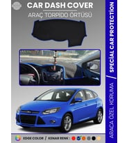 FORD FOCUS 3 (2011-2016) Torpido Örtüsü Ön Göğüs Torpido Koruma Tam Uyum Kaymaz Kolay Montaj