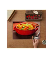 Güveçte Lezzetli Yemek Tasarımı 240 parça Ahşap Puzzle Ahşap Kutuda MP00399