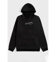 Unisex K.Atatürk imza Baskılı Sweatshirt (Siyah)