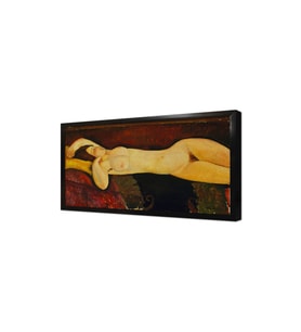 Uzanan Nü Modigliani Çerçeveli Mdf Tablo