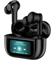 ZCWATCH E0325 ANC/ENC Aktif Gürültü Engelleme 4 Mikr. Bluetooth 5.3 Tws Kulaklık, 470 Mah LCD Dokunmatik Ekran (ZCVATCHTürkiye Garantili) (Siyah)