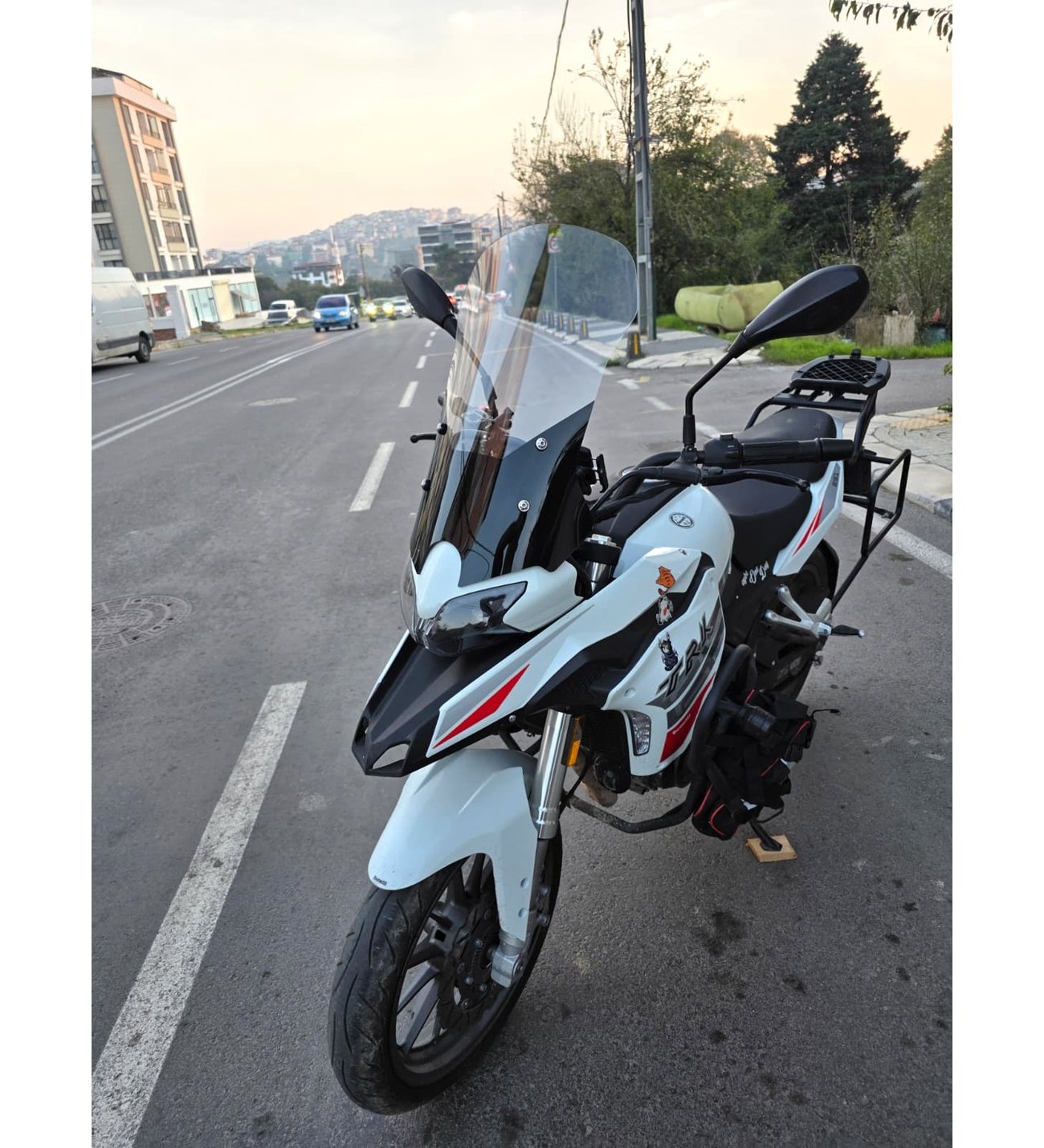 MOTOCAM Benelli TRK 251 Siperlik Ön Cam 2019-2023 Model 56cm