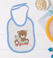 BK Kids Mavi Bebek Mama Önlüğü - Model 123