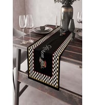 40X140Cm Dokuma Leke Tutmaz Premium Tay Tüyü Kumaş Masa Örtüsü Kitchen Mutfak Runner Rnr435