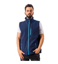 FreeCamp Vest Erkek Softshell Yelek-LACİVERT