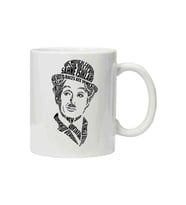 Kupa Bardak Charlie Chaplin Tipografi