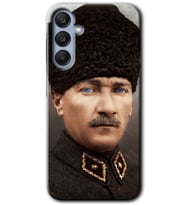 Galaxy A35 Kılıf HD Desen Baskılı Kılıf - Başkomutan Atatürk