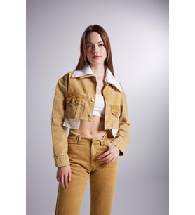 Markano Rusted Jean Ceket Camel