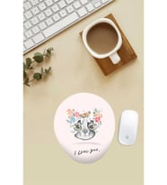 I Love You Yazılı Bilek Destekli Mouse Pad