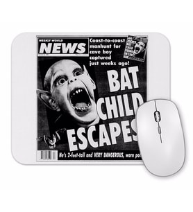Menino Morcego Mouse Pad