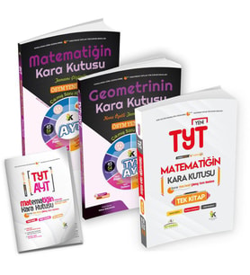 YKS TYT Matematik TEK Kitap-AYT Matematik ve Geometrinin Kara Kutusu Çözümlü Çık