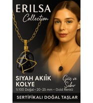 Sertifikalı Tel Sargılı Doğal Siyah Akik Taşı Kolye – Altın Kaplama Koruma ve Denge Taşı (Çok Renkli)