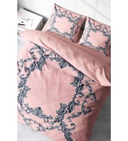 Pink Baraque 3d Çift Kişilik Nevresim Takımı
