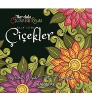 Rahatlatan Çiçekler - Mandala Colouring Relax