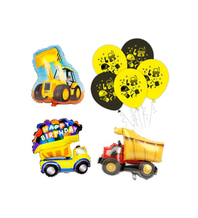 Inşaat Temalı Hazır Doğum Günü Balon Set