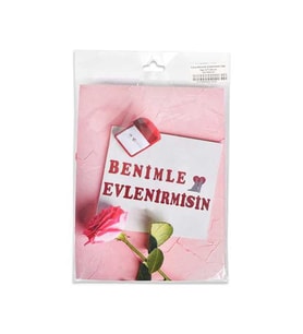Uz01.48 Uzar Süs Benimle Evlenirmisin 1 Adet