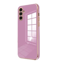 Samsung Galaxy A15 4g Kılıf Volet Silikon - Mor
