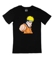 Naruto Uzumaki Siyah Tişört