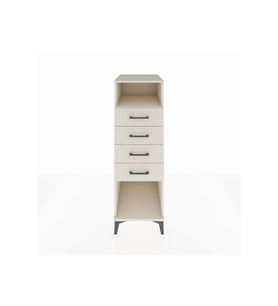 Kronos Dolap Tek Raflı 4 Çekmeceli 44x59x134 Aytaşı-Aytaşı