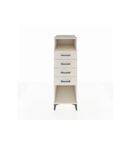 Kronos Dolap Tek Raflı 4 Çekmeceli 44x59x134 Aytaşı-Aytaşı