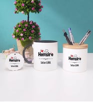 Hemşire Kupa Bardak Siyah Kalemlik ve Anahtarlık
