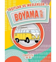 Taşıtlar ve Meslekler 1 Boyama Kitabı
