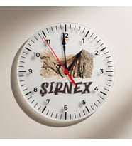 Şirnex Şırnak Şehri Tasarımlı Duvar Saati (Krem)