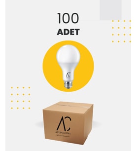 12W Bulb Led Ampul 3200K Sarı Işık - 100 Adet