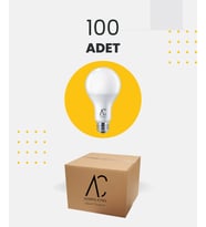 12W Bulb Led Ampul 3200K Sarı Işık - 100 Adet