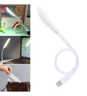 USB Girişli 14 Ledli 3 Kademeli Dokunmatik Masa/Kitap Okuma Lambası Ledi Beyaz (5680)