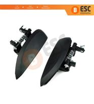 Dacia Sandero Logan MK2 Renault Clio Symbol MK3 için Kapı Dış Açma Kolu Set 806070421R 806067028R