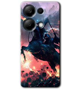 Poco M6 Pro Kılıf HD Desen Baskılı Kılıf - Bloodhorne
