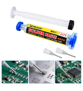 Powermaster PM-39104 Mechanic MS17 50 Gram 4 Microns Leaded High Temp 217C Şırınga Krem Lehim