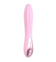 Özel Kabartmalı Şarjlı Vibratör - Pembe Model 1