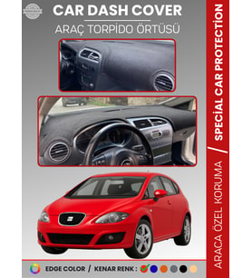 SEAT LEON (2005-2012) Torpido Örtüsü Ön Göğüs Halı Torpido Koruma Birebir Uyum Kaymaz UV Koruma