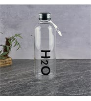 Tohana H2O 1 Litre Borosilikat Cam Matara Siyah
