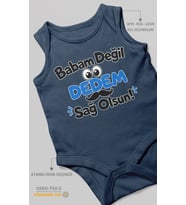 Babam değil, dedem sağolsun. Sıfır Kollu Bebek Zıbını %100 Pamuk