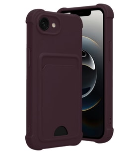 iPhone 16E Kelvin Kartvizitli Silikon - Derin Mor